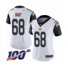 Women's Cincinnati Bengals #68 Bobby Hart Limited White Rush Vapor Untouchable 100th Season Football Jersey