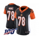 Women's Cincinnati Bengals #78 Anthony Munoz Black Team Color Vapor Untouchable Limited Player 100th Season Football Jersey