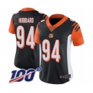 Women's Cincinnati Bengals #94 Sam Hubbard Black Team Color Vapor Untouchable Limited Player 100th Season Football Jersey