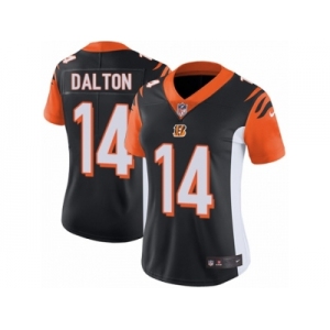 Women's Nike Cincinnati Bengals #14 Andy Dalton Vapor Untouchable Limited Black Team Color NFL Jersey