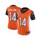 Women's Nike Cincinnati Bengals #14 Andy Dalton Vapor Untouchable Limited Orange Alternate NFL Jersey