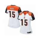 Women's Nike Cincinnati Bengals #15 John Ross Limited White NFL Jersey