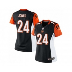 Women's Nike Cincinnati Bengals #24 Adam Jones Black Alternate NFL Jersey