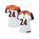 Women's Nike Cincinnati Bengals #24 Adam Jones White Alternate NFL Jersey