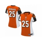 Women's Nike Cincinnati Bengals #25 Giovani Bernard Game Orange Alternate NFL Jersey