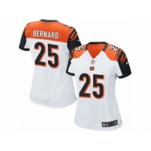 Women's Nike Cincinnati Bengals #25 Giovani Bernard Game White NFL Jersey