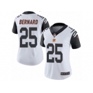 Women's Nike Cincinnati Bengals #25 Giovani Bernard Limited White Rush NFL Jersey