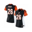 Women's Nike Cincinnati Bengals #26 Josh Shaw Limited Black Team Color NFL Jersey