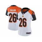 Women's Nike Cincinnati Bengals #26 Josh Shaw Vapor Untouchable Limited White NFL Jersey