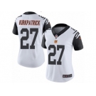 Women's Nike Cincinnati Bengals #27 Dre Kirkpatrick Limited White Rush NFL Jersey