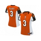 Women's Nike Cincinnati Bengals #3 Jake Elliott Limited Orange Alternate NFL Jersey