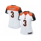 Women's Nike Cincinnati Bengals #3 Jake Elliott Limited White NFL Jersey