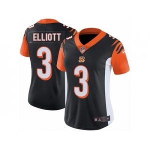 Women's Nike Cincinnati Bengals #3 Jake Elliott Vapor Untouchable Limited Black Team Color NFL Jersey