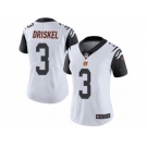 Women's Nike Cincinnati Bengals #3 Jeff Driskel Limited White Rush NFL Jersey