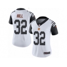 Women's Nike Cincinnati Bengals #32 Jeremy Hill Limited White Rush NFL Jersey