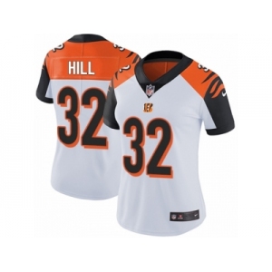 Women's Nike Cincinnati Bengals #32 Jeremy Hill Vapor Untouchable Limited White NFL Jersey