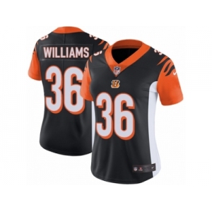 Women's Nike Cincinnati Bengals #36 Shawn Williams Vapor Untouchable Limited Black Team Color NFL Jersey