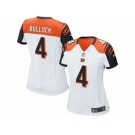 Women's Nike Cincinnati Bengals #4 Randy Bullock Limited White NFL Jersey