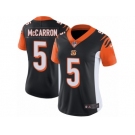 Women's Nike Cincinnati Bengals #5 AJ McCarron Vapor Untouchable Limited Black Team Color NFL Jersey