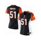 Women's Nike Cincinnati Bengals #51 Kevin Minter Limited Black Team Color NFL Jersey