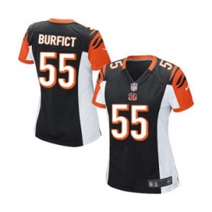 Women's Nike Cincinnati Bengals #55 Vontaze Burfict Game Black Team Color NFL Jersey