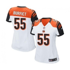 Women's Nike Cincinnati Bengals #55 Vontaze Burfict Game White NFL Jersey