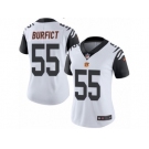 Women's Nike Cincinnati Bengals #55 Vontaze Burfict Limited White Rush NFL Jersey