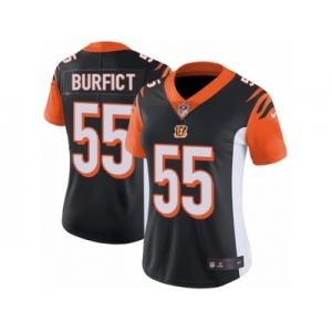 Women's Nike Cincinnati Bengals #55 Vontaze Burfict Vapor Untouchable Limited Black Team Color NFL Jersey