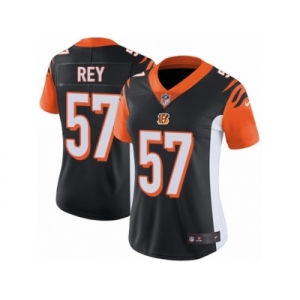 Women's Nike Cincinnati Bengals #57 Vincent Rey Vapor Untouchable Limited Black Team Color NFL Jersey