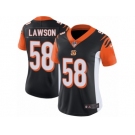 Women's Nike Cincinnati Bengals #58 Carl Lawson Vapor Untouchable Limited Black Team Color NFL Jersey