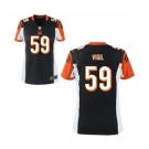 Women's Nike Cincinnati Bengals #59 Nick Vigil Black Team Color NFL Jersey