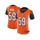 Women's Nike Cincinnati Bengals #59 Nick Vigil Vapor Untouchable Limited Orange Alternate NFL Jersey