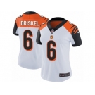 Women's Nike Cincinnati Bengals #6 Jeff Driskel Vapor Untouchable Limited White NFL Jersey