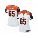 Women's Nike Cincinnati Bengals #65 Clint Boling Game White NFL Jersey