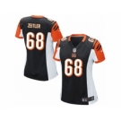 Women's Nike Cincinnati Bengals #68 Kevin Zeitler Game Black Team Color NFL Jersey