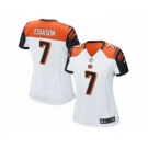 Women's Nike Cincinnati Bengals #7 Boomer Esiason Game White NFL Jersey