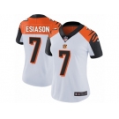 Women's Nike Cincinnati Bengals #7 Boomer Esiason Vapor Untouchable Limited White NFL Jersey