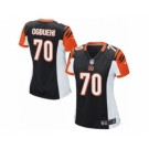 Women's Nike Cincinnati Bengals #70 Cedric Ogbuehi Game Black Team Color NFL Jersey