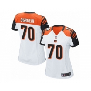 Women's Nike Cincinnati Bengals #70 Cedric Ogbuehi Game White NFL Jersey