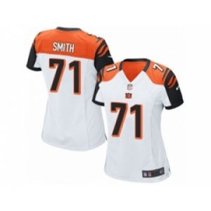 Women's Nike Cincinnati Bengals #71 Andre Smith Game White NFL Jersey