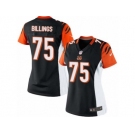 Women's Nike Cincinnati Bengals #75 Andrew Billings Limited Black Team Color NFL Jersey