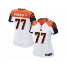 Women's Nike Cincinnati Bengals #77 Andrew Whitworth Game White NFL Jersey