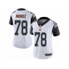 Women's Nike Cincinnati Bengals #78 Anthony Munoz Limited White Rush NFL Jersey