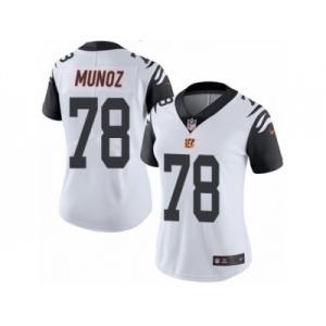 Women's Nike Cincinnati Bengals #78 Anthony Munoz Limited White Rush NFL Jersey