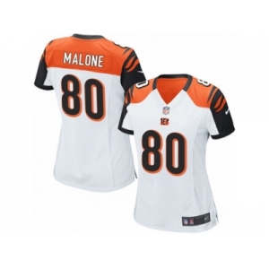 Women's Nike Cincinnati Bengals #80 Josh Malone Limited White NFL Jersey