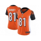 Women's Nike Cincinnati Bengals #81 Tyler Kroft Vapor Untouchable Limited Orange Alternate NFL Jersey