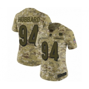 Women's Nike Cincinnati Bengals #94 Sam Hubbard Limited Camo 2018 Salute to Service NFL Jersey