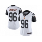 Women's Nike Cincinnati Bengals #96 Carlos Dunlap Limited White Rush NFL Jersey