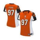 Women's Nike Cincinnati Bengals #97 Geno Atkins Game Orange Alternate NFL Jersey