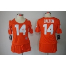 nike women nfl jerseys cincinnati bengals #14 dalton orange[breast cancer awareness]